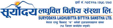 Suryodaya Laghubitta to sell around 28k unit shares ; auction to commence from 13th Jestha